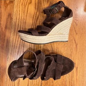UGG Platform Wedge Sandal, Brown